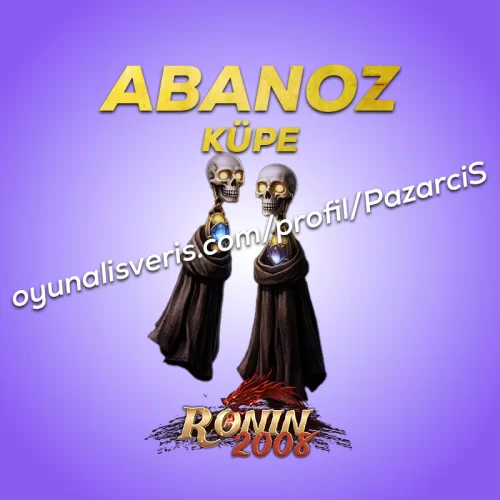  ABANOZ KÜPE - EFSUNSUZ - STOK 3